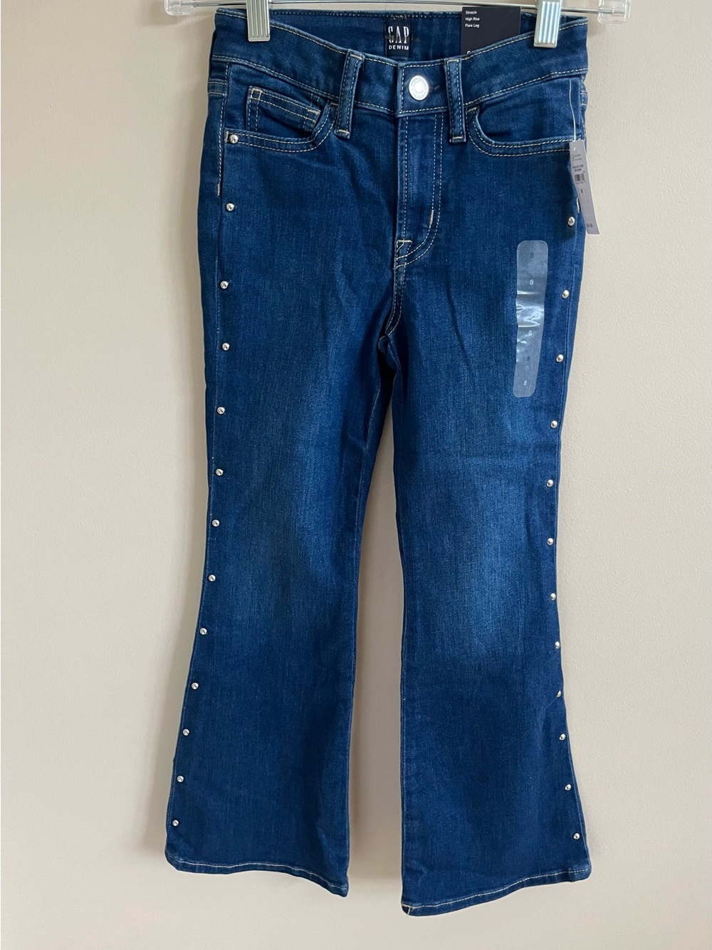 NWT-Gap Denim Girls 70s Flare Leg Jeans, Size 8